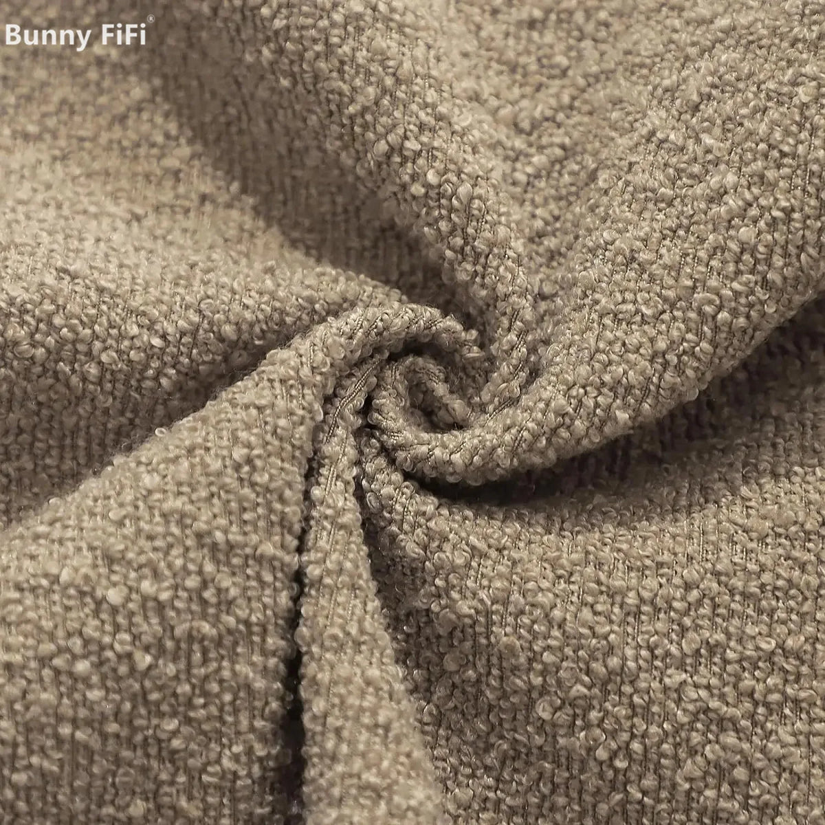 Bouclé-Kissenbezug 45x45 cm - Flauschig weiche Struktur für Sofa