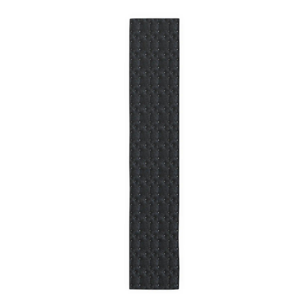 3D Tuft-Tischläufer Denim Schwarz - Moderner Läufer für Küche & Esstisch