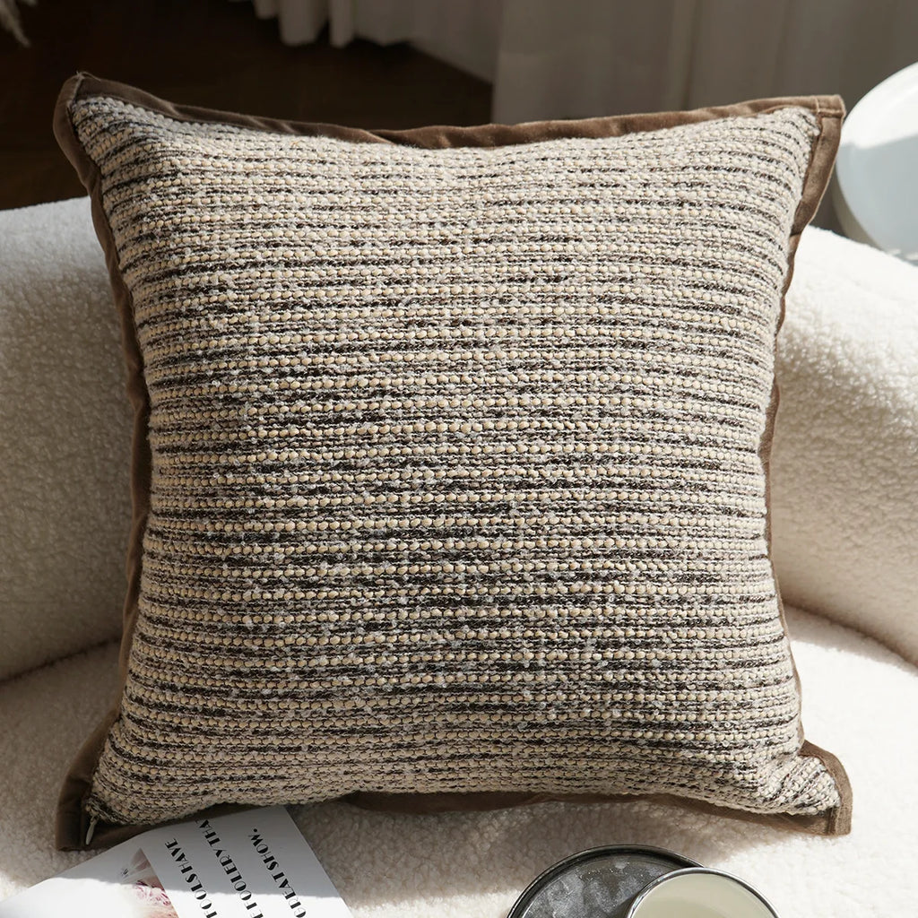 Kissenbezug Melard Rippenstruktur - Nordic Look für Sofa & Bett