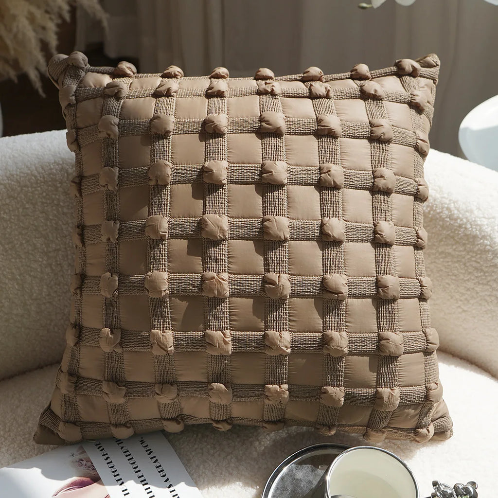 Kissenbezug Melard Rippenstruktur - Nordic Look für Sofa & Bett