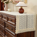 Tischläufer Häkelspitze 42 x 150 cm - Vintage Deko für Sideboard & Tisch