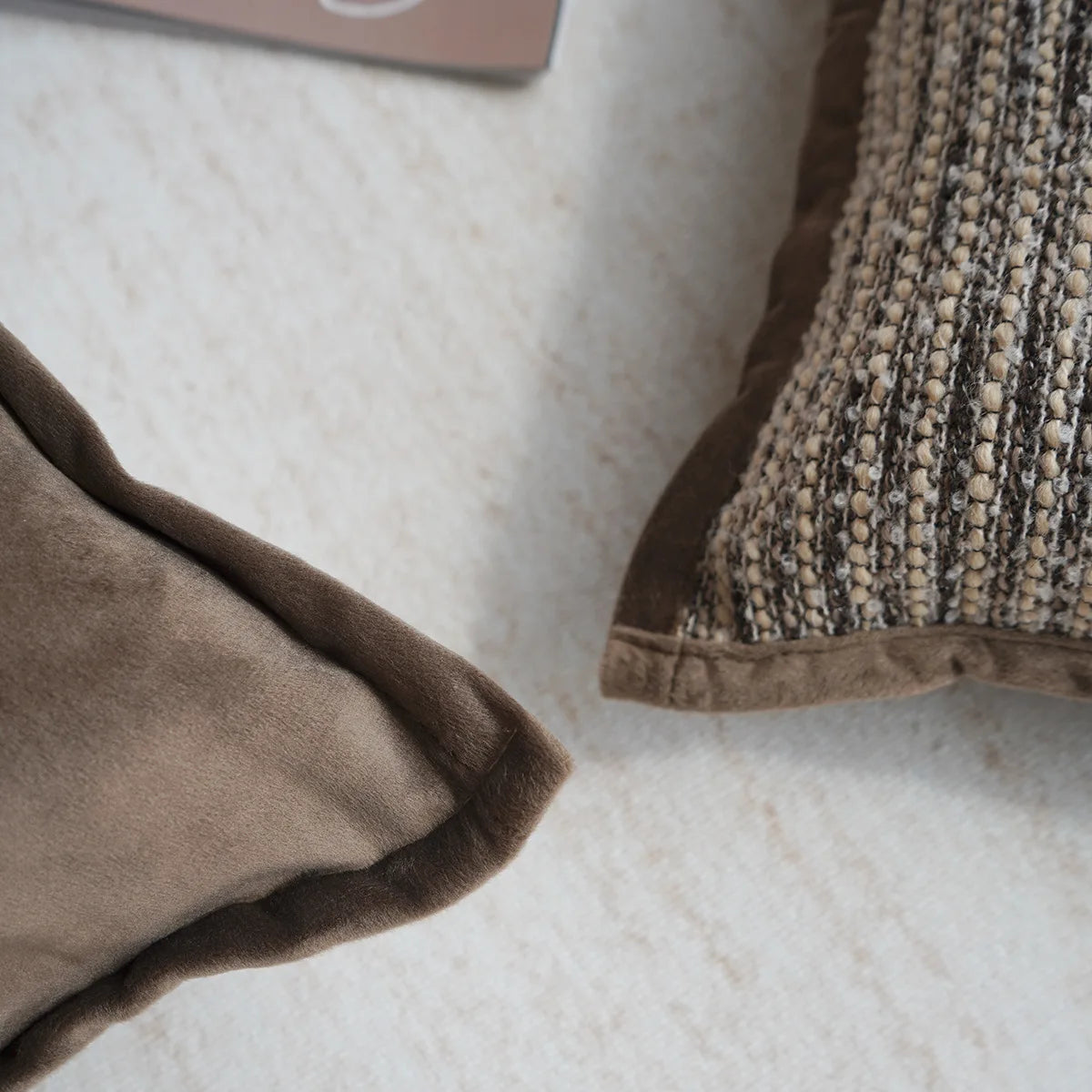 Kissenbezug Melard Rippenstruktur - Nordic Look für Sofa & Bett